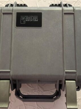 Pelican Protector 1200 case, gray, great condition, foam inside.